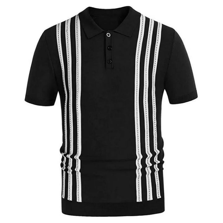 Max | Menswear Polo en maille à manches courtes