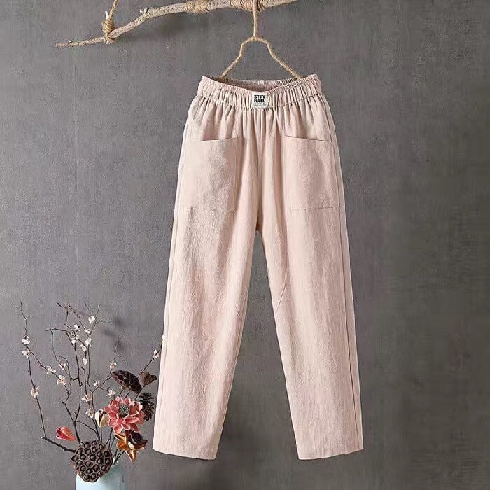 Elsa | Pantalons de loisirs en coton et en lin