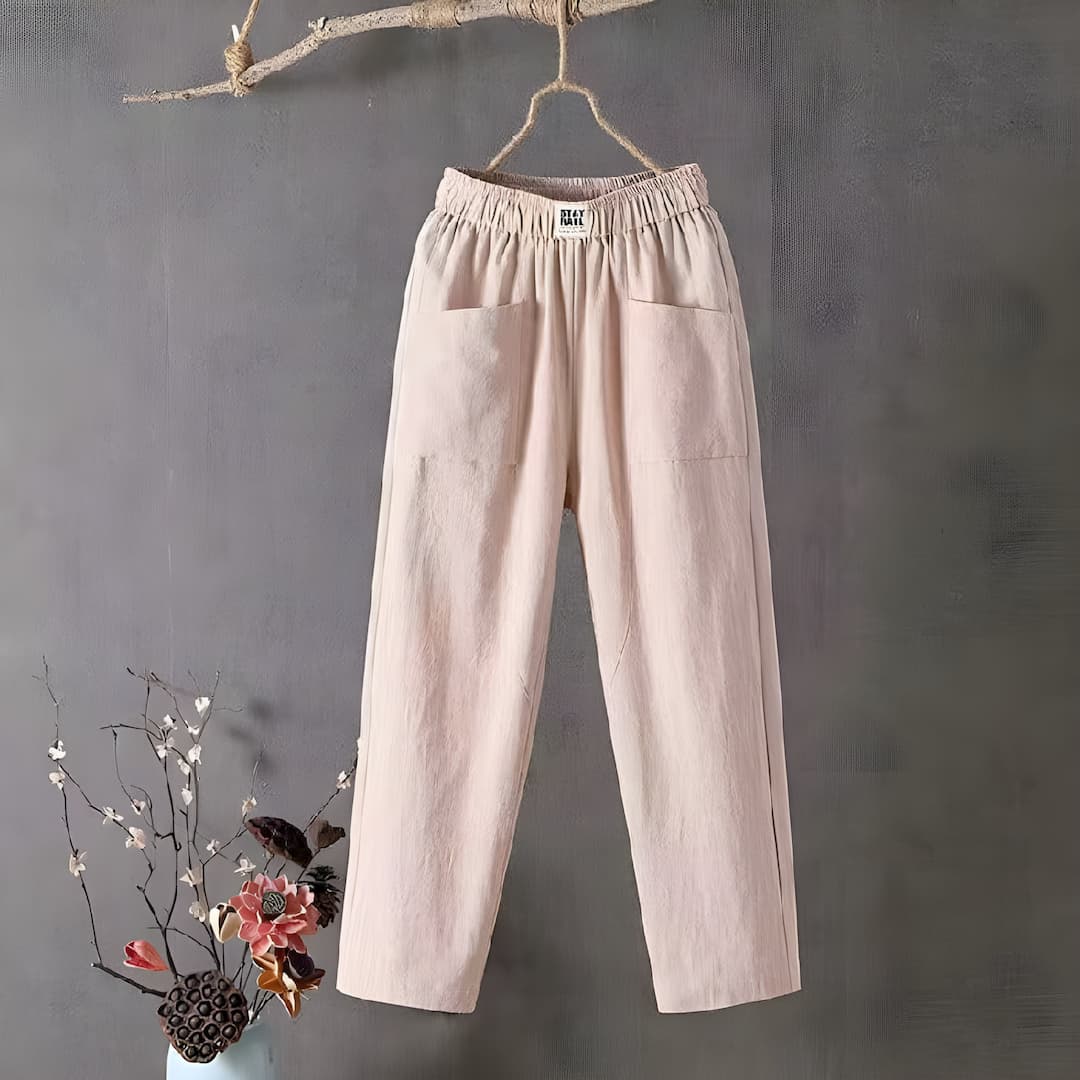 Elsa | Pantalons de loisirs en coton et en lin