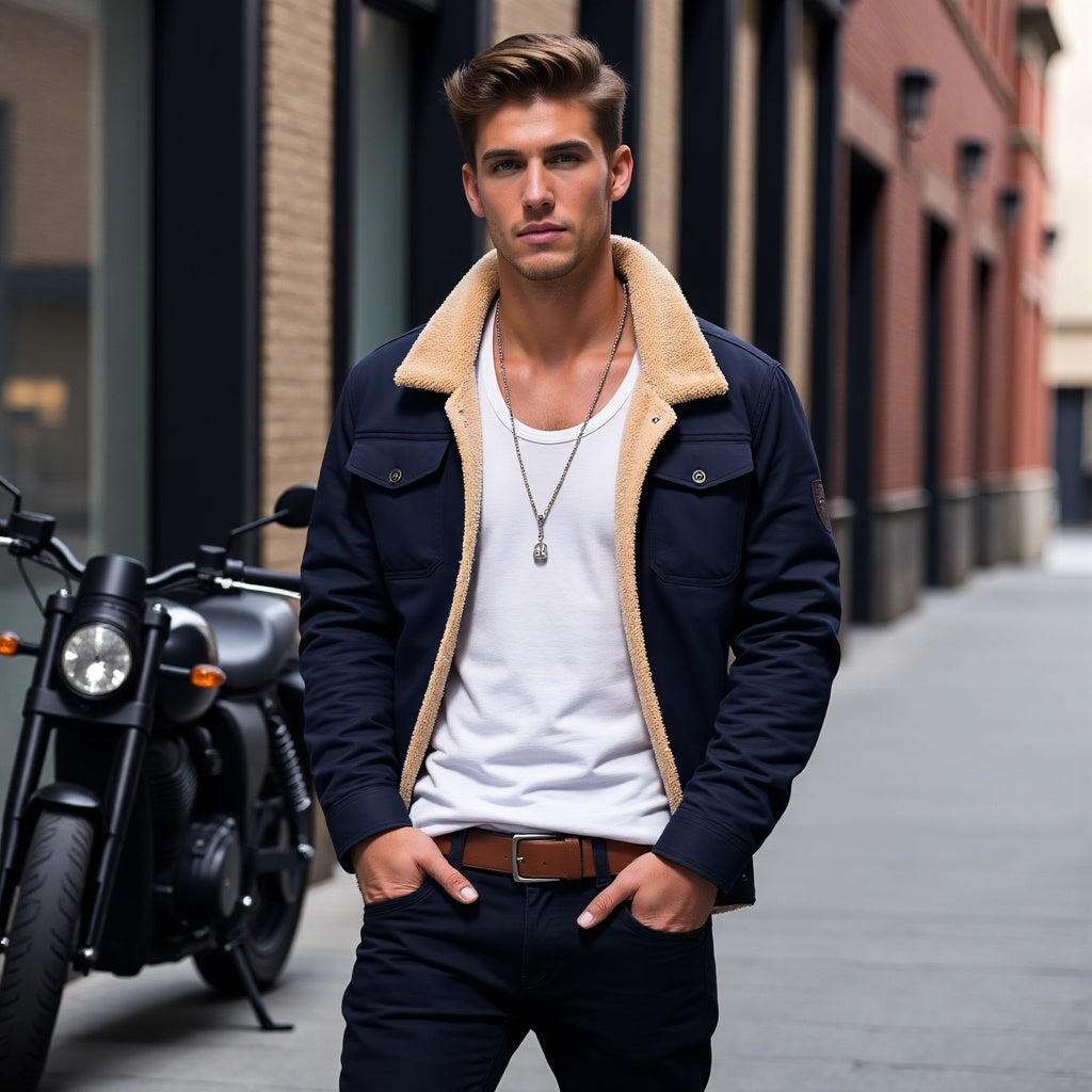 Jago | Veste bombardier vintage homme