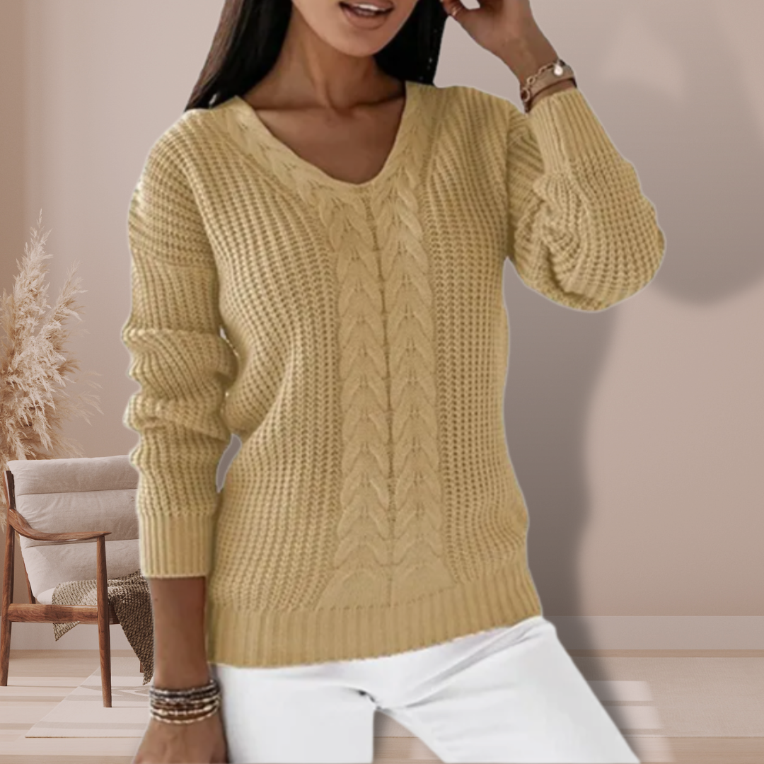 Loes | Pull-over en tricot