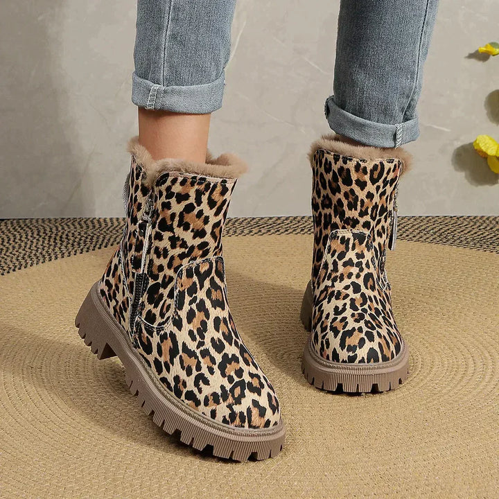 Larissa | Bottes léopard stylées