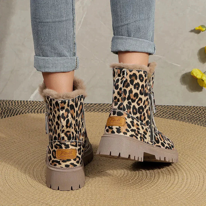 Larissa | Bottes léopard stylées