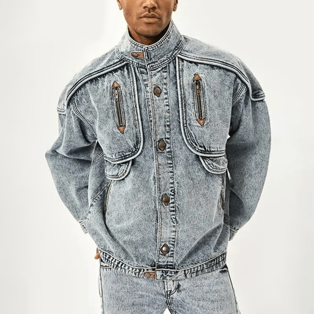 Hasdrubal | Veste en denim moderne pour hommes