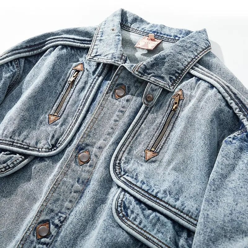 Hasdrubal | Veste en denim moderne pour hommes