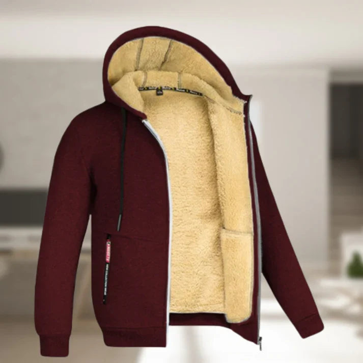 Pankaja | Manteau d'Hiver Confortable pour Hommes