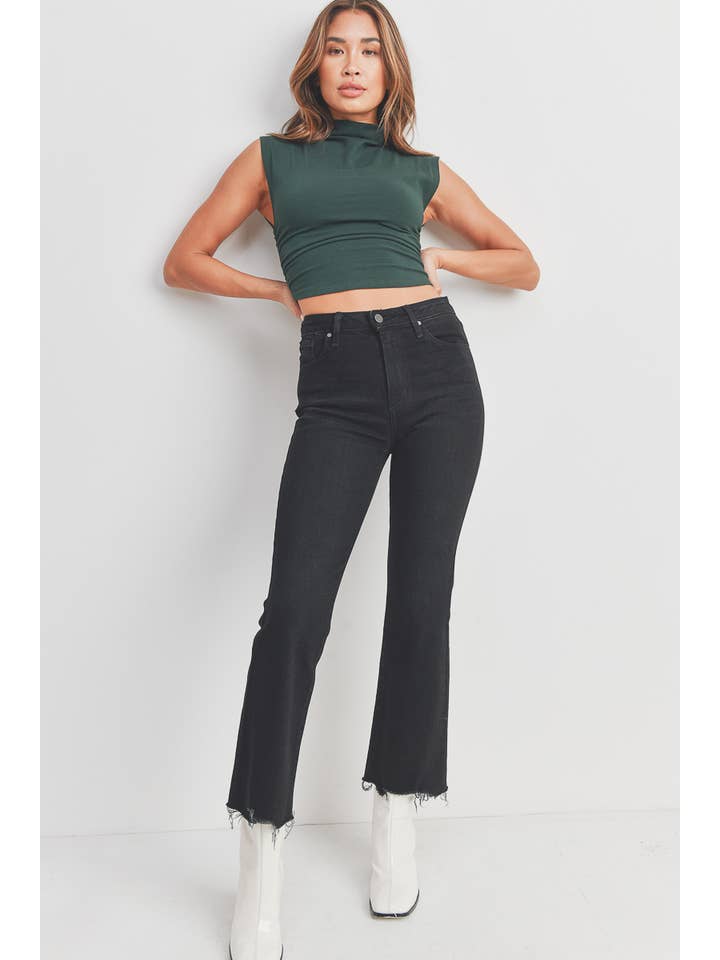 Iris | Jean flare cropped vintage pour femme