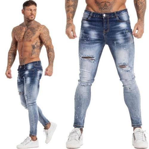 Jett | Pantalon en denim Jeans déchirés pour hommes