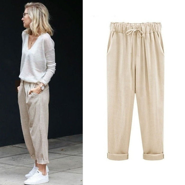 Esmeralda | Pantalon en lin et coton